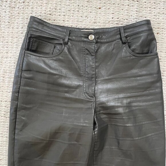 Aritzia Wilfred Dark Grey Melina Pant - Size 8 - Picture 6 of 6